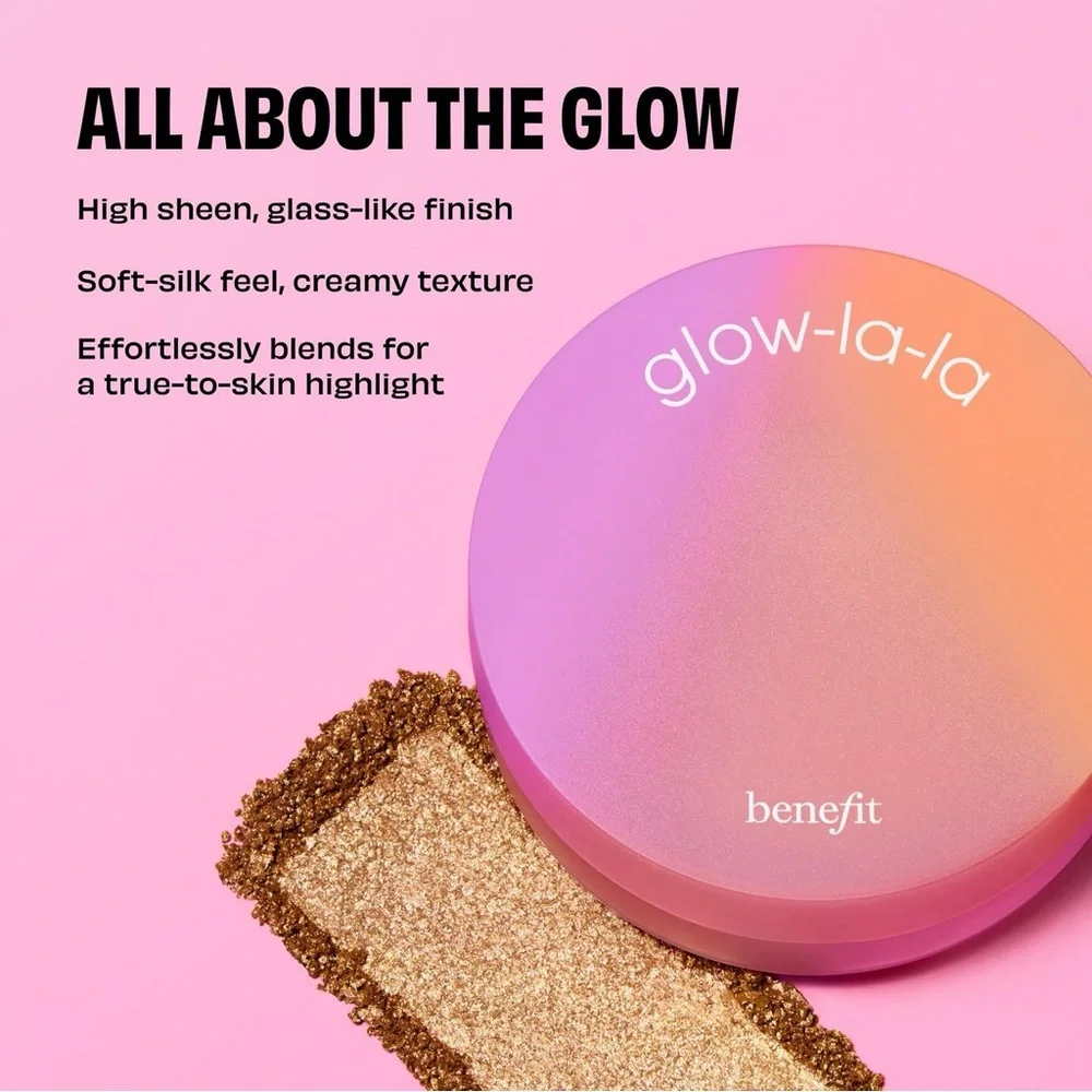 NEW Benefit Cosmetics Glow-La-La Blurring Powder Highlighter Nova